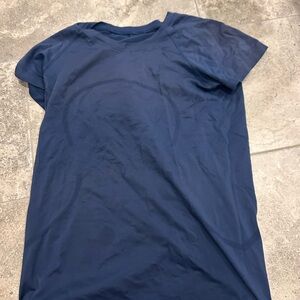 lululemon athletica Deep Blue Short Sleeve Tee